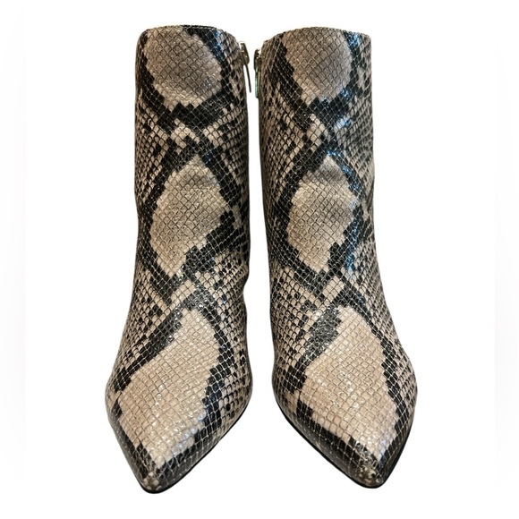 Marc Fisher Womens MF Retire 2 Leather Snake Print Ankle Boots Size 6 M - Picture 4 of 8